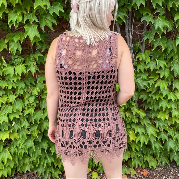 Boho Knit Vest Crochet - Picture 6 of 6